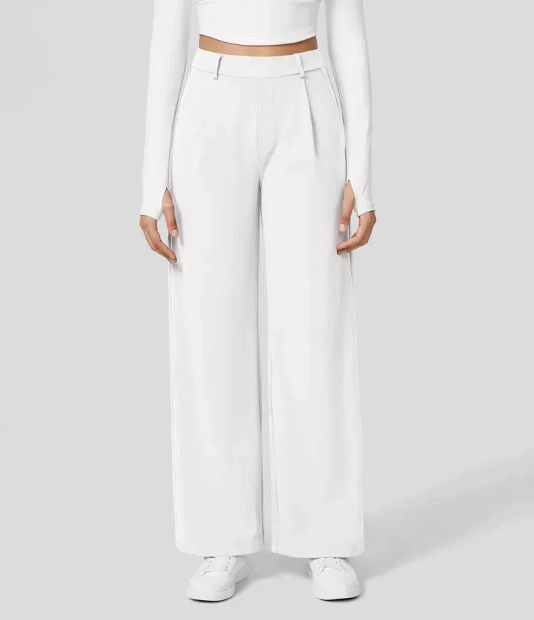 Sauzy | Pantaloni stretch a vita alta con gamba dritta