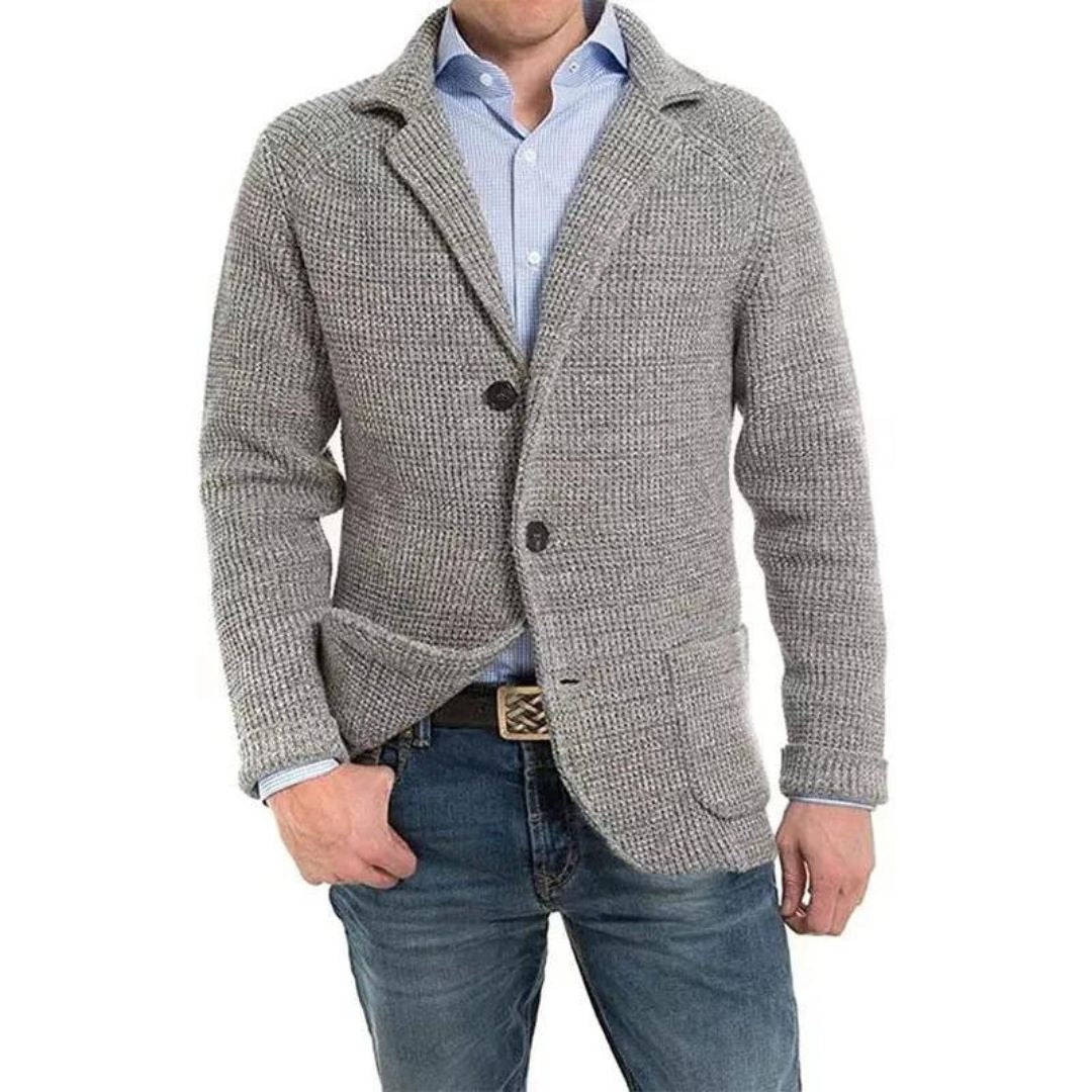 Ulysa | Blazer in maglia strutturato con revers