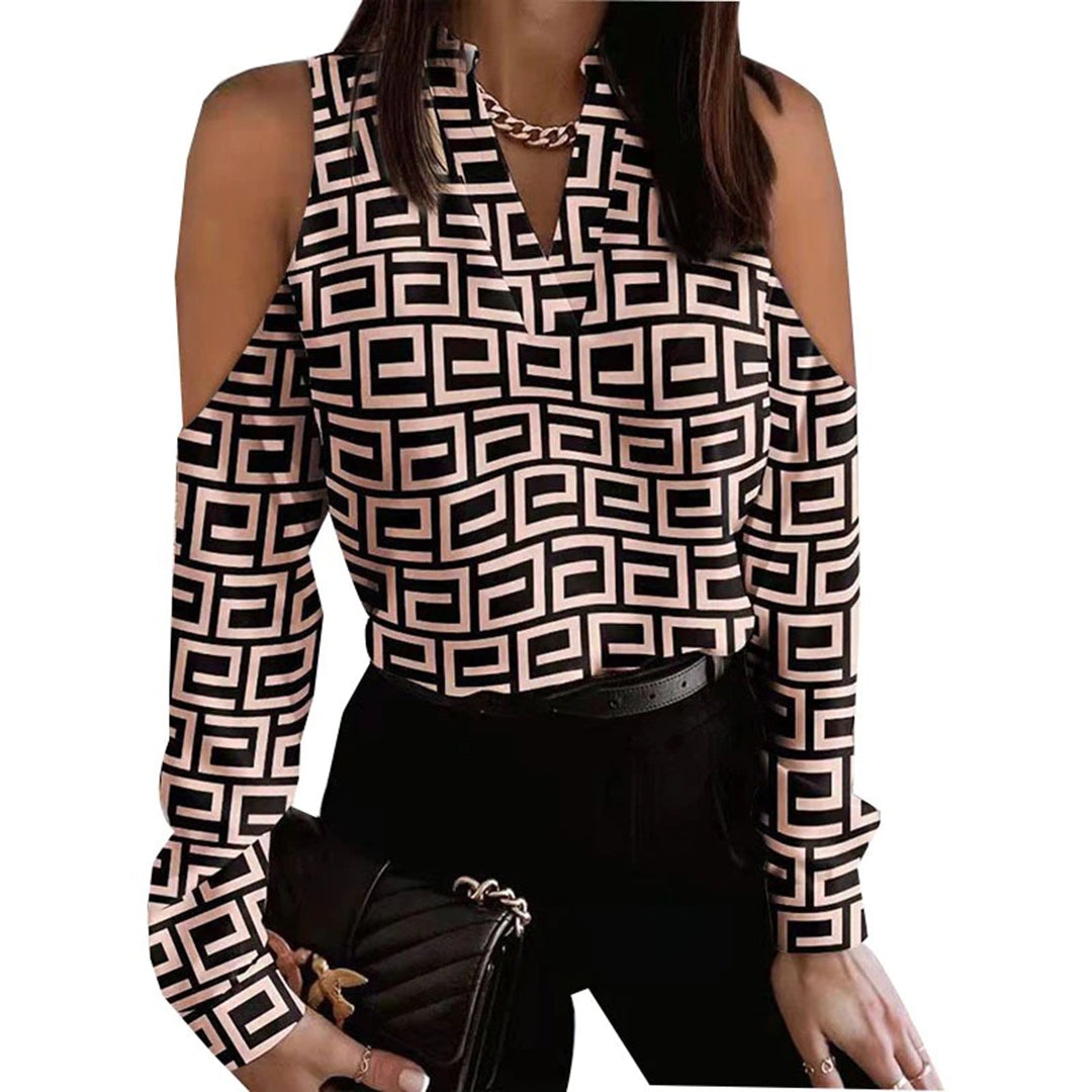 CASSIDY | Elegante blusa con scollatura a V