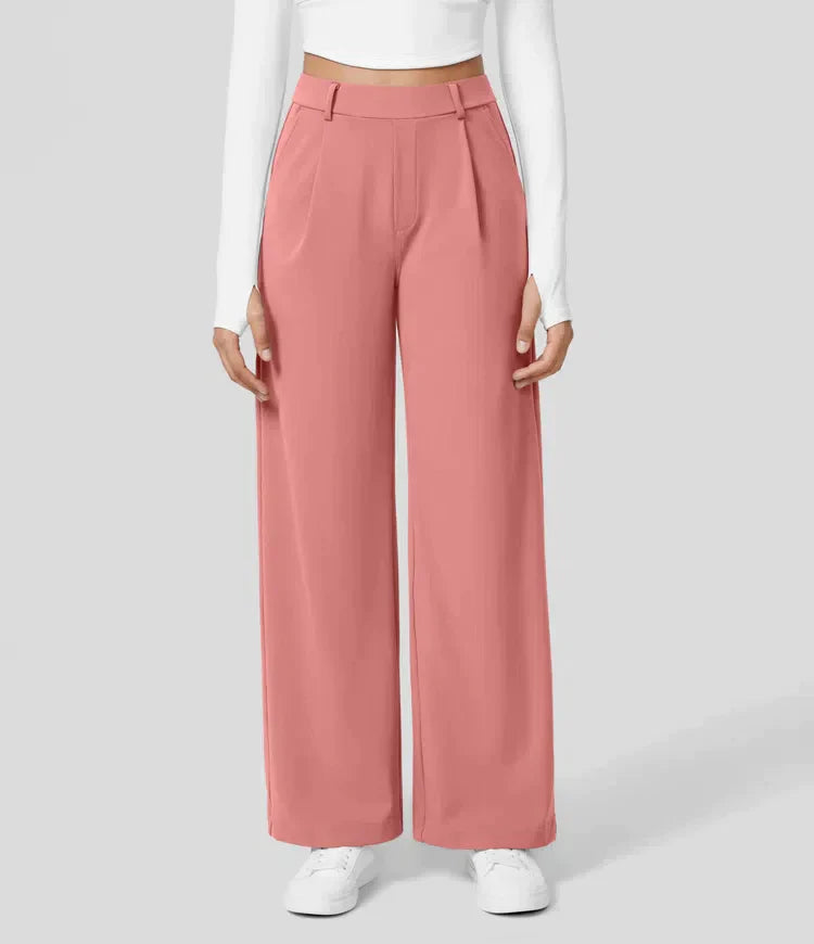 Sauzy | Pantaloni stretch a vita alta con gamba dritta