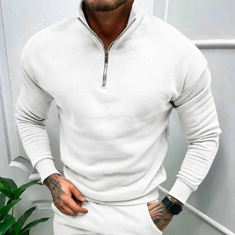 Maglione da uomo | Morbida qualità in maglia fine | Classico girocollo