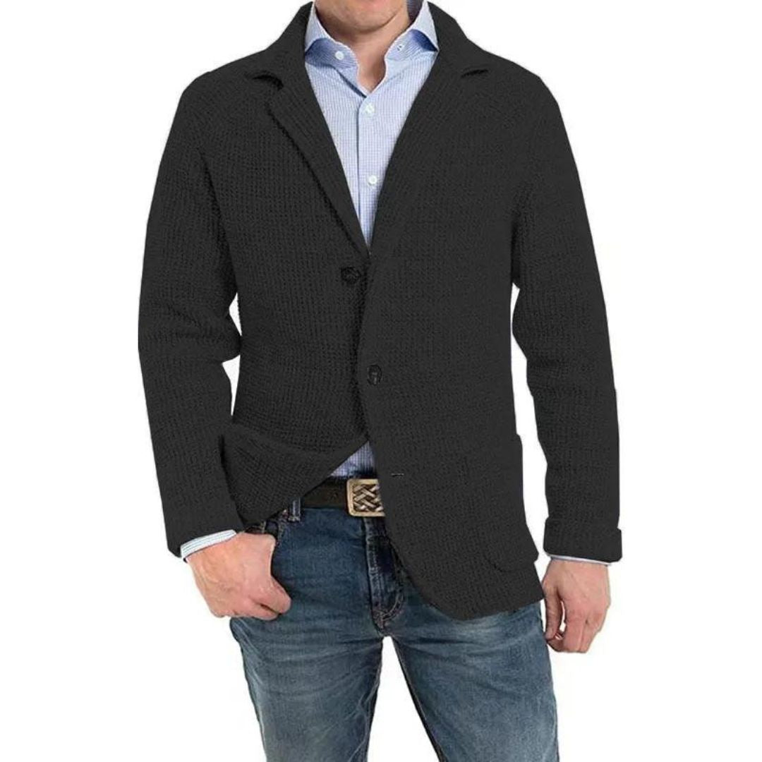 Ulysa | Blazer in maglia strutturato con revers