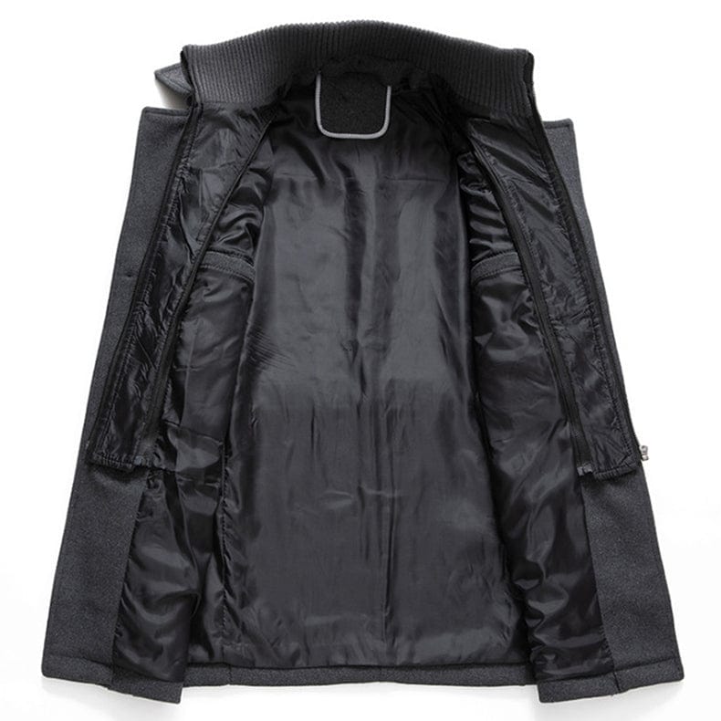 Schwar | Cappotto invernale a due pezzi nero da donna