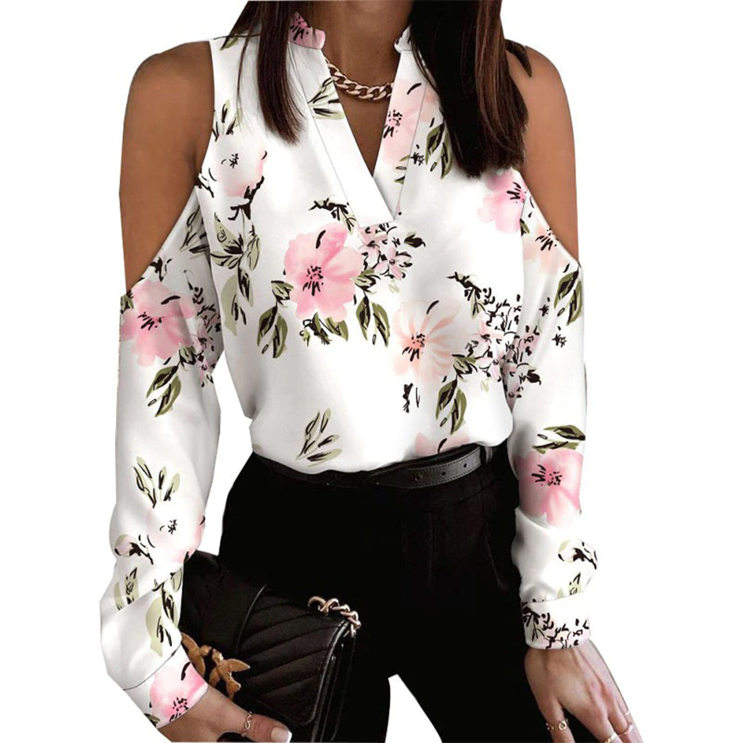 CASSIDY | Elegante blusa con scollatura a V