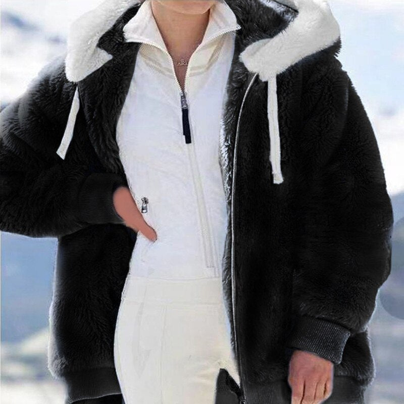 Clayton | La giacca in pile con cappuccio più comoda per l'inverno