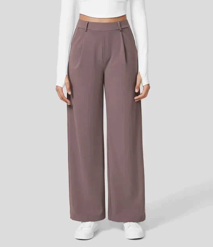 Sauzy | Pantaloni stretch a vita alta con gamba dritta