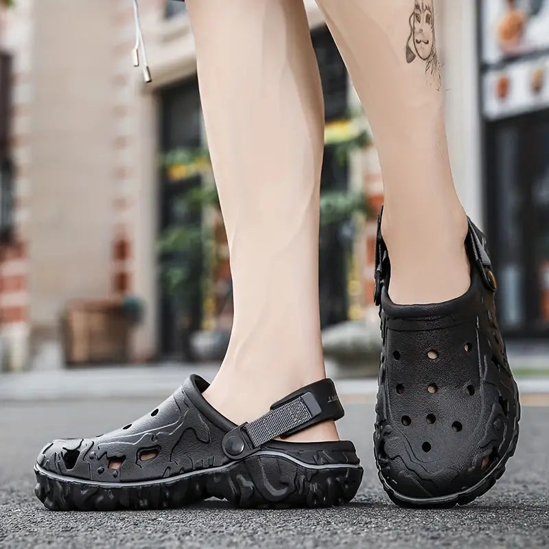 Helene | Clogs Comodi, Antiscivolo, con Suola Morbida e Colore Unito