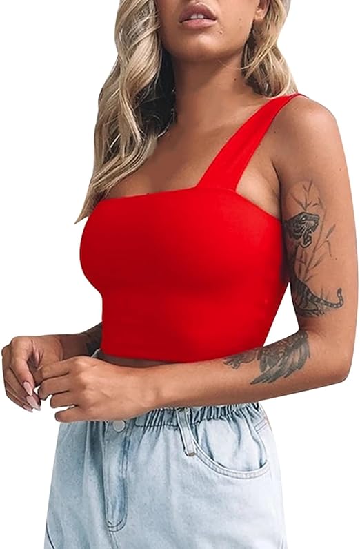 Emma - Crop top glamour con rouches glitterate