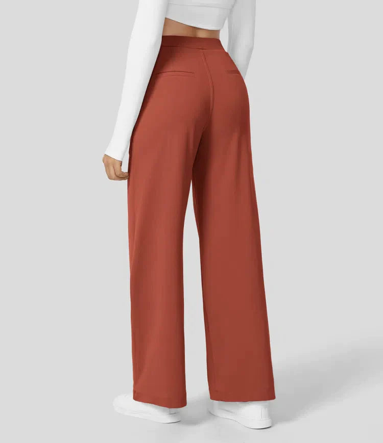 Sauzy | Pantaloni stretch a vita alta con gamba dritta