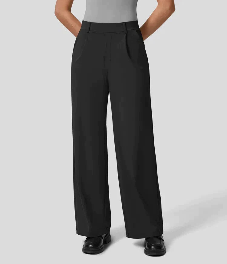 Sauzy | Pantaloni stretch a vita alta con gamba dritta