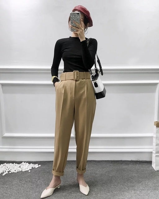 Dolly - Pantaloni a cintura per donna