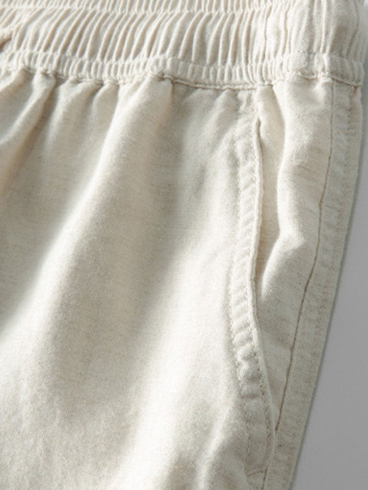 Enrico | Elegante completo in lino con camicia e pantaloni