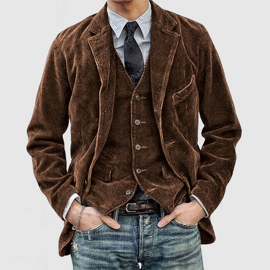 Yelanna | Giacca in corduroy vintage con cappuccio