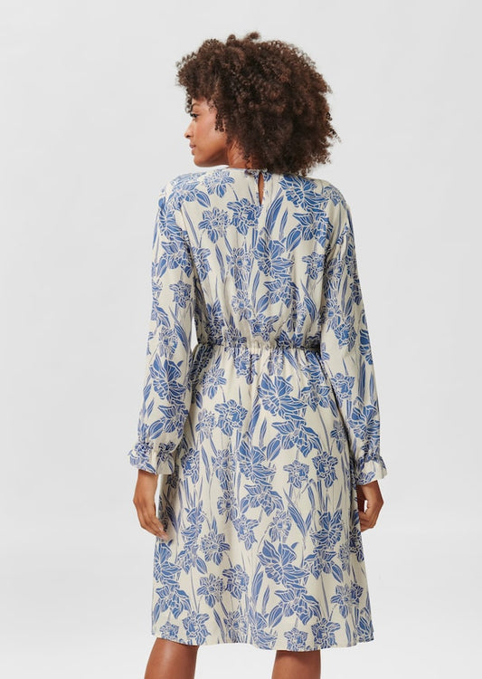 Ivy - Abito floreale da donna elegante e comodo con maniche lunghe