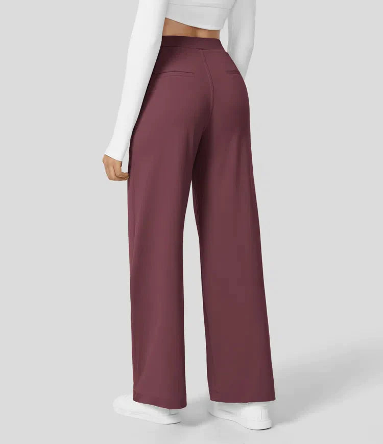 Sauzy | Pantaloni stretch a vita alta con gamba dritta