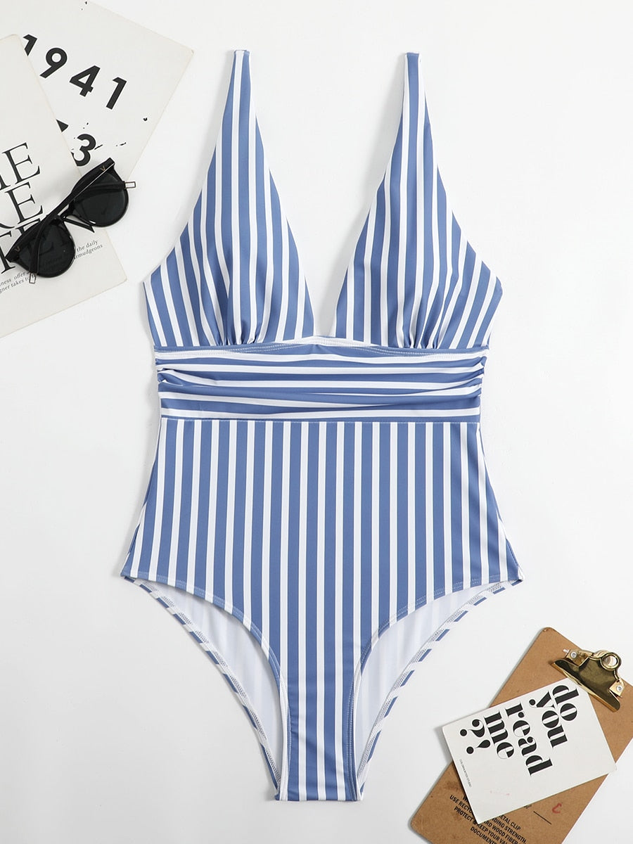 Wavey - Costume da bagno a righe