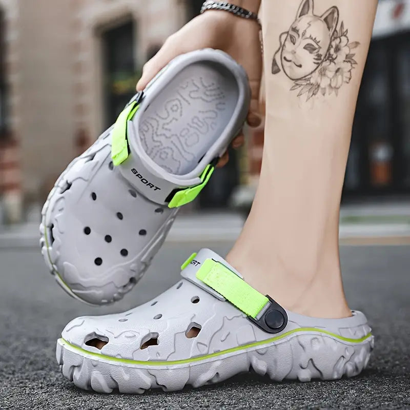 Helene | Clogs Comodi, Antiscivolo, con Suola Morbida e Colore Unito
