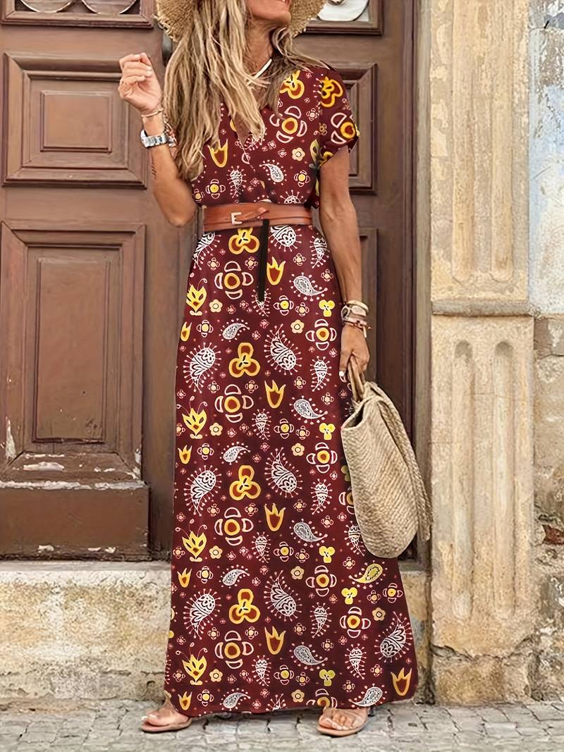 Sadera  | Abito maxi floreale per donne