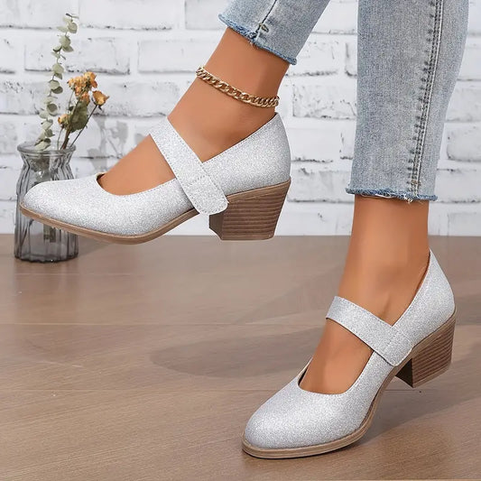 Eliane  | Pumps con Paillettes e Tacco Medio