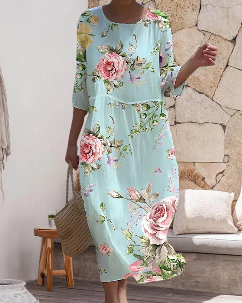 Winslow | Elegante vestito floreale per donne