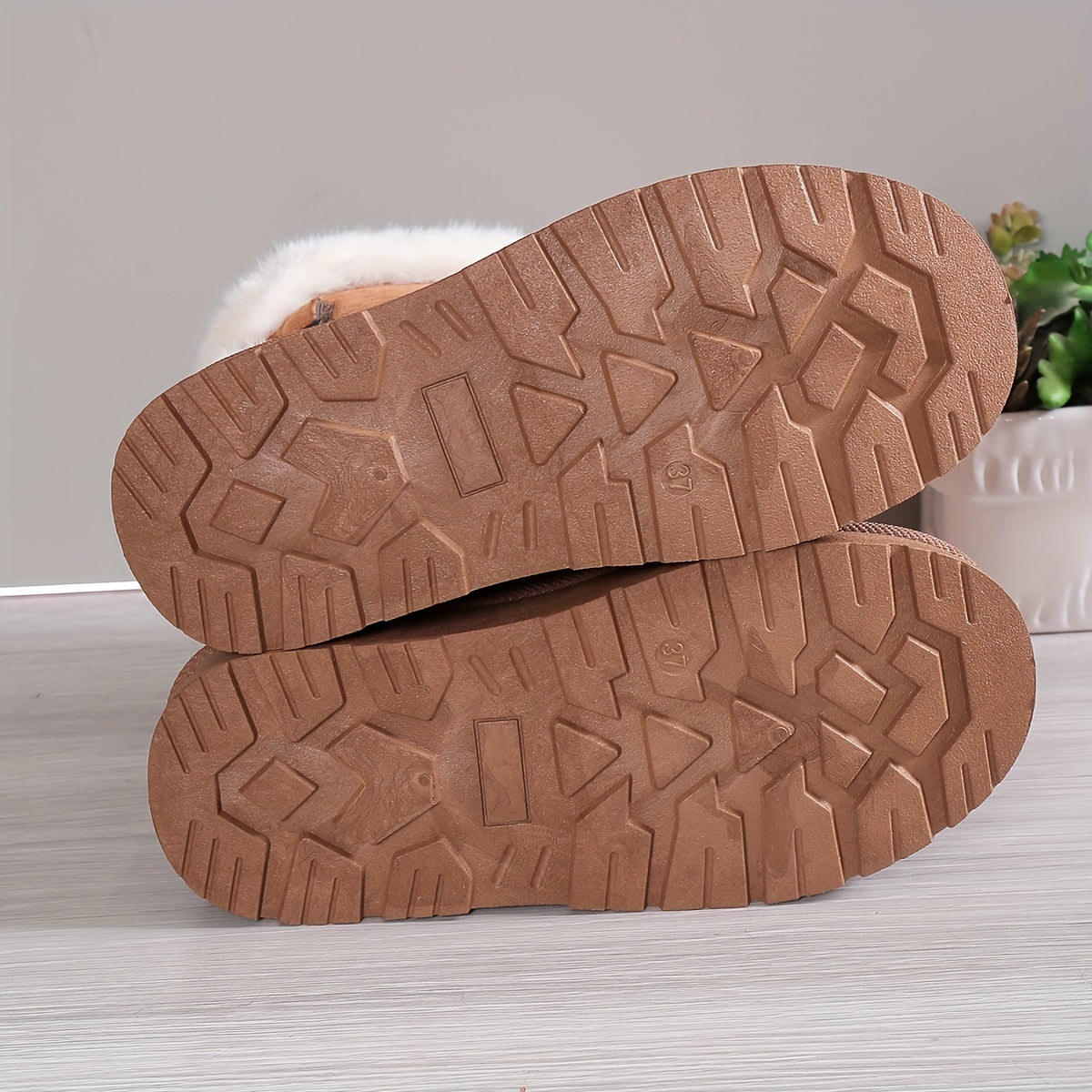 Nelia | Stivali in peluche termici eleganti con fiocco