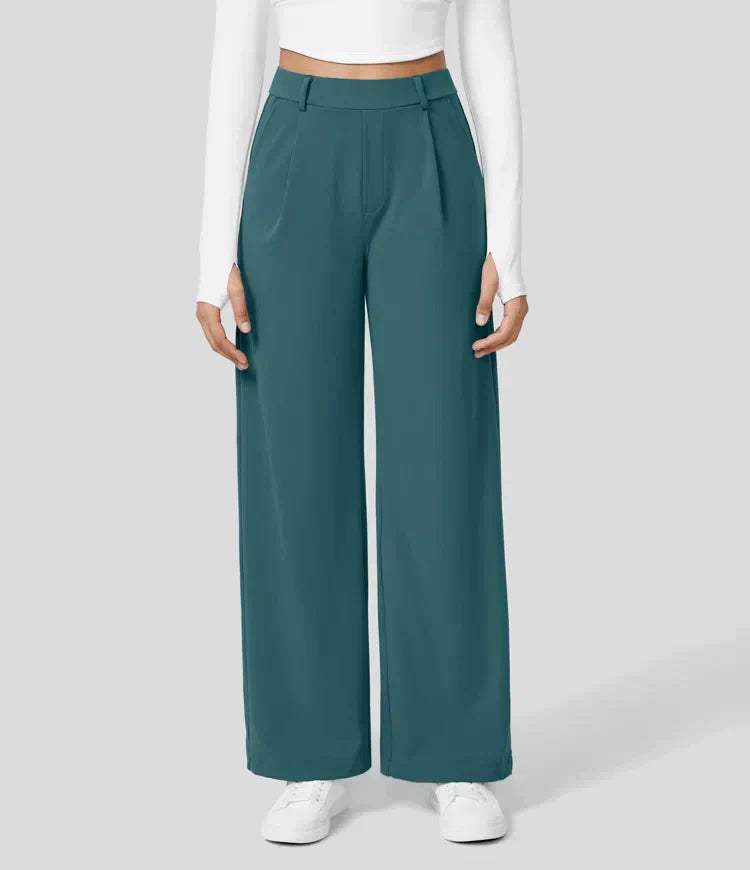 Sauzy | Pantaloni stretch a vita alta con gamba dritta