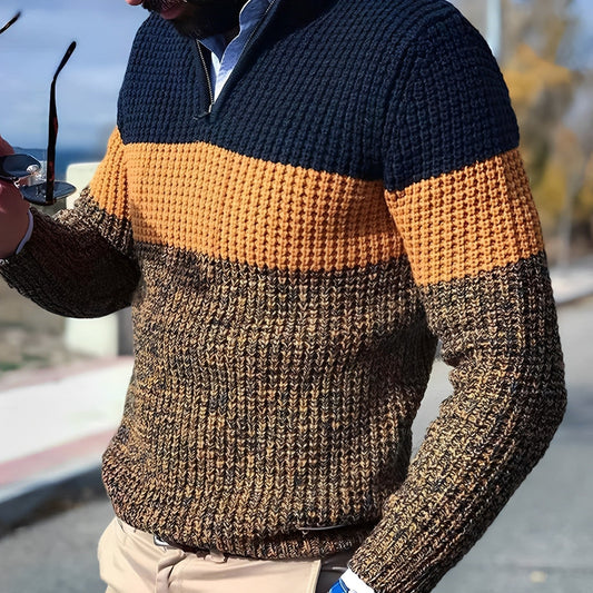Yandara | Maglione color block per uomini