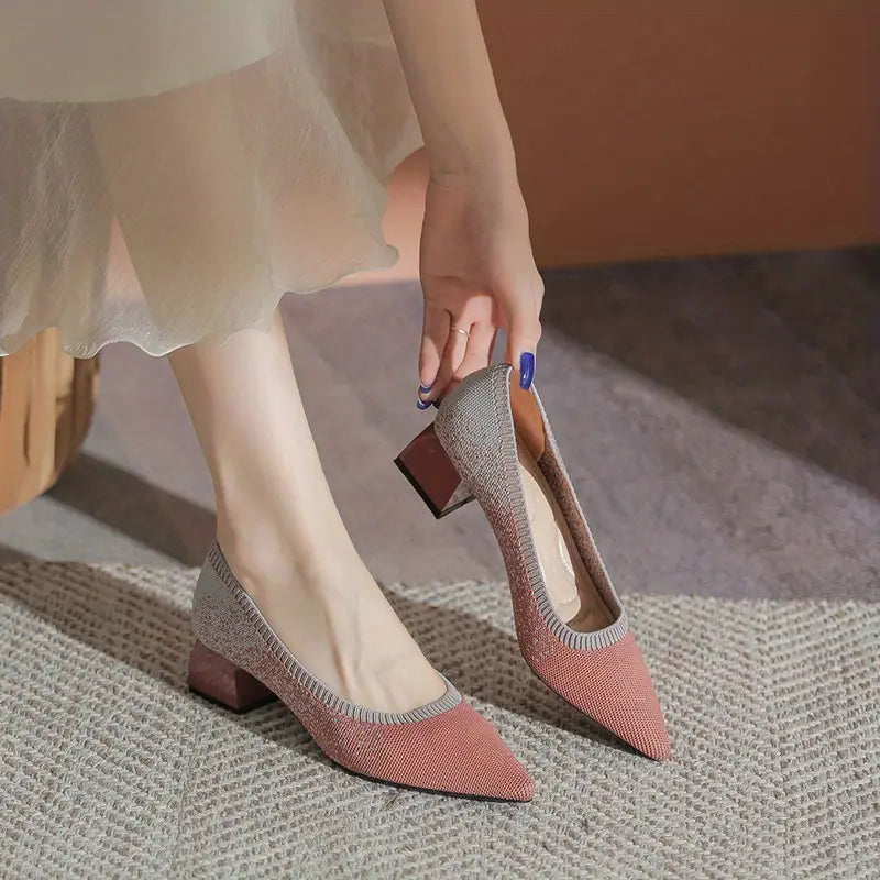 Olie  | Scarpe Slip-On con Suola Morbida e Tacchi Spessi