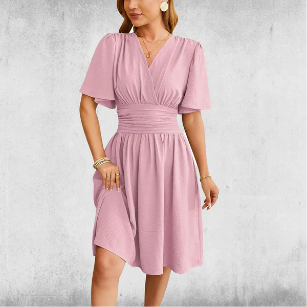 Keiko | Classica camicia a maniche a farfalla