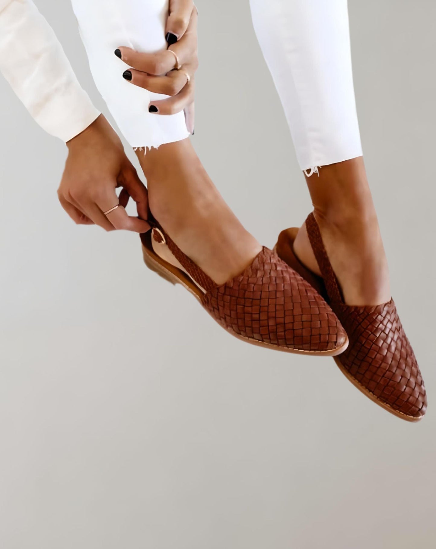 Lara | Scarpe basse con struttura intrecciata