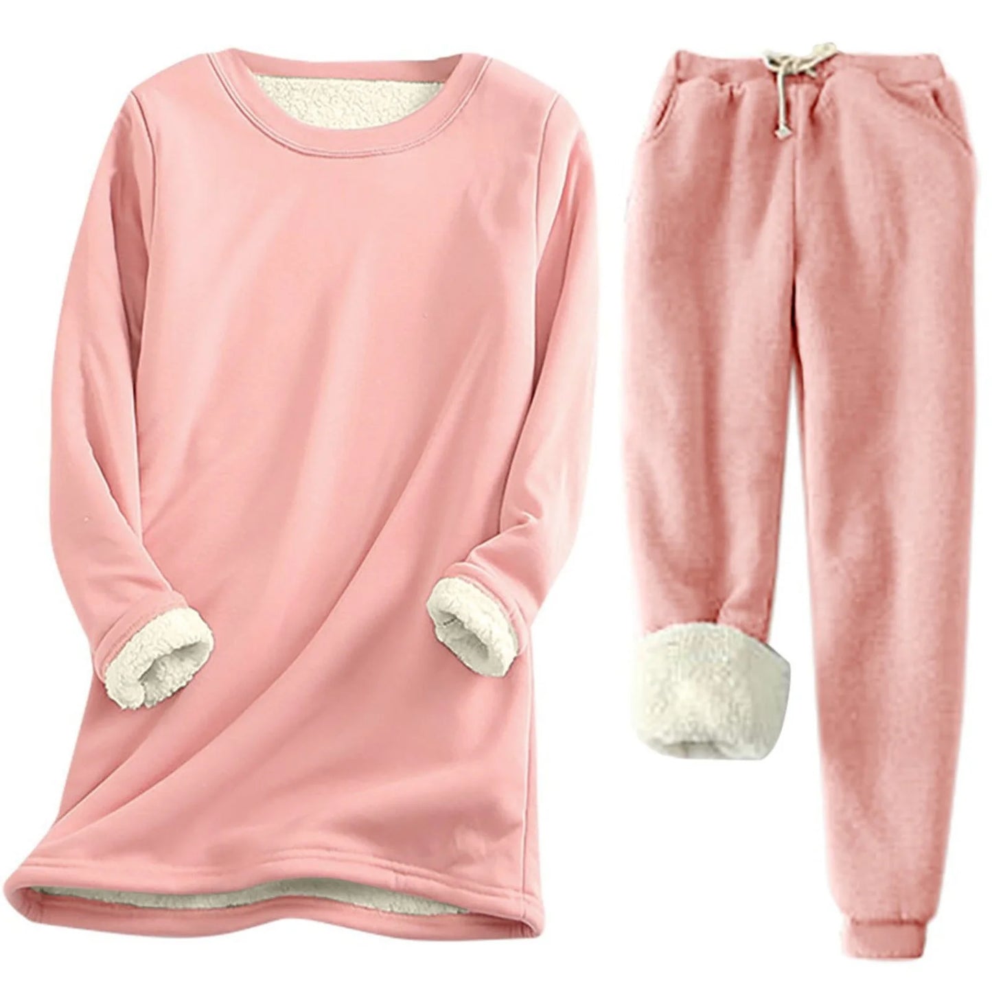 Set termico da donna | Due pezzi monocolore | Riscaldante e comodo