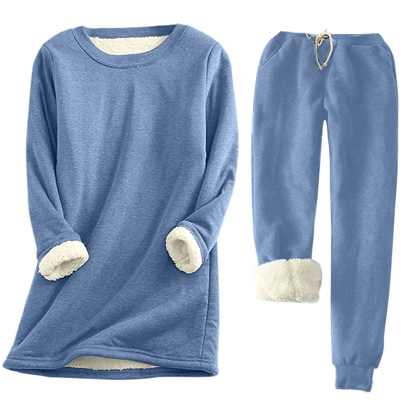 Set termico da donna | Due pezzi monocolore | Riscaldante e comodo