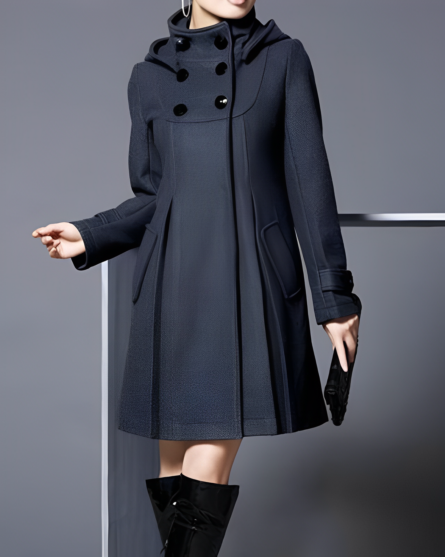 Cappotto da donna | Elegante frac con tasche laterali | Materiale di alta qualità e design classico