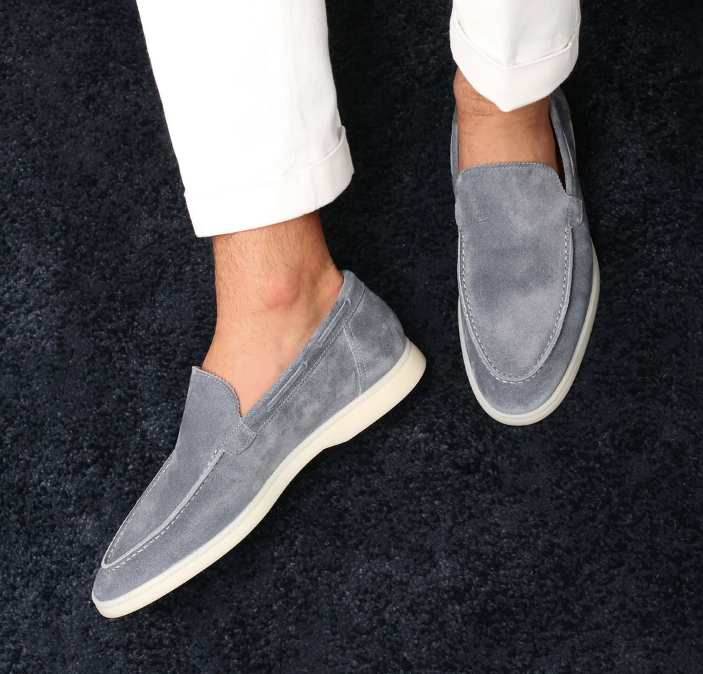 Mocassini da uomo | Slipper classiche | Superficie morbida con texture vellutata e design elegante