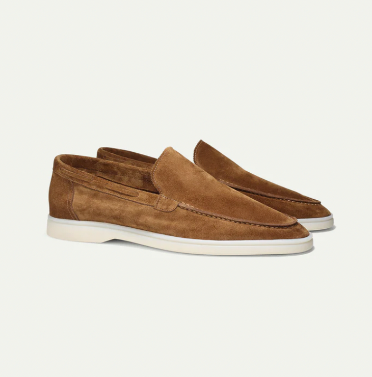 Mocassini da uomo | Slipper classiche | Superficie morbida con texture vellutata e design elegante