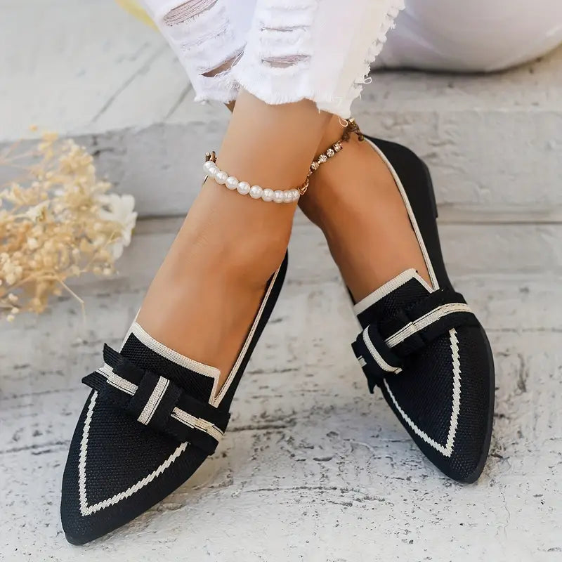 Franka | Scarpe flat con design annodato