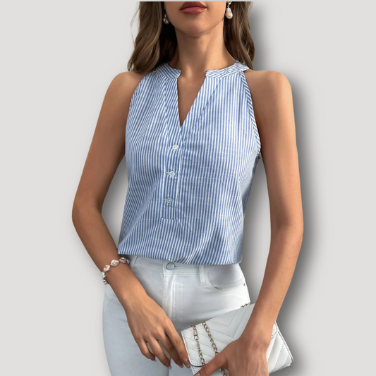 Vivace | Top estivo senza maniche con scollo a V per donne