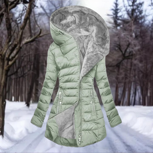 Zavilaya | Elegante cappotto in peluche per donne