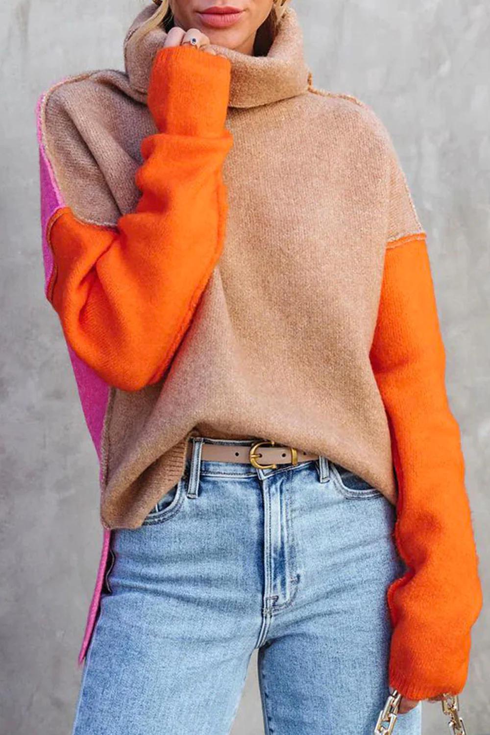 Isidore | Pullover a blocchi di colore mozzafiato