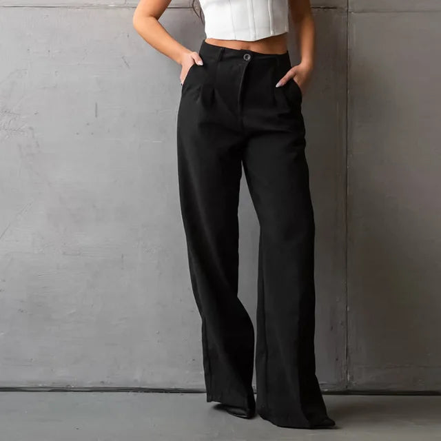Elayza | Pantaloni Dritti
