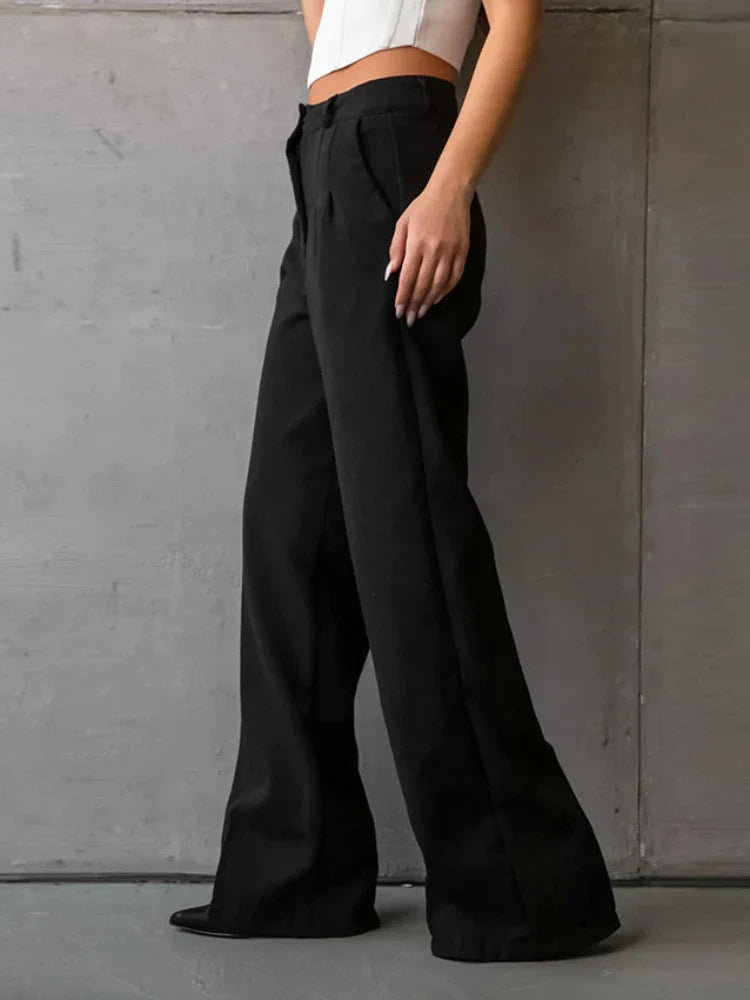Elayza | Pantaloni Dritti