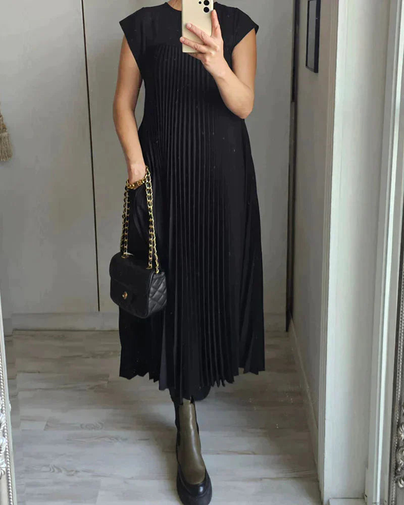 Sheria | Abito elegante plissettato