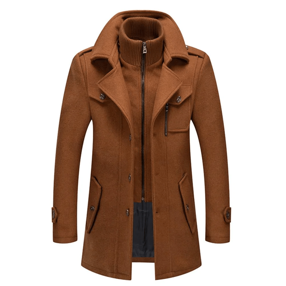 Schwar | Cappotto invernale a due pezzi nero da donna