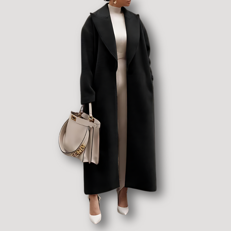 Umaiza | Cappotto invernale oversized lungo in peluche teddy sherpa