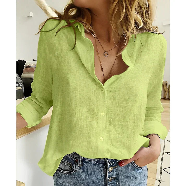 Laja | Blusa in canvas leggera e di alta qualità