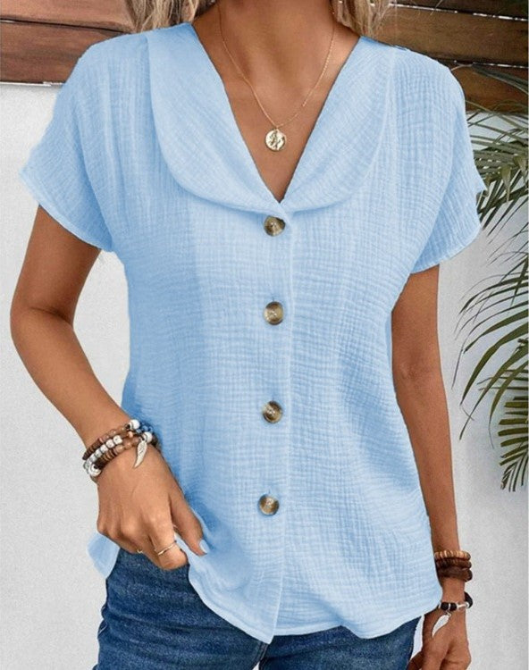 Mia - Elegante blusa da donna in bianco