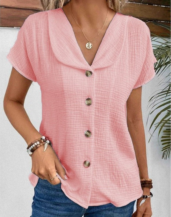 Mia - Elegante blusa da donna in bianco