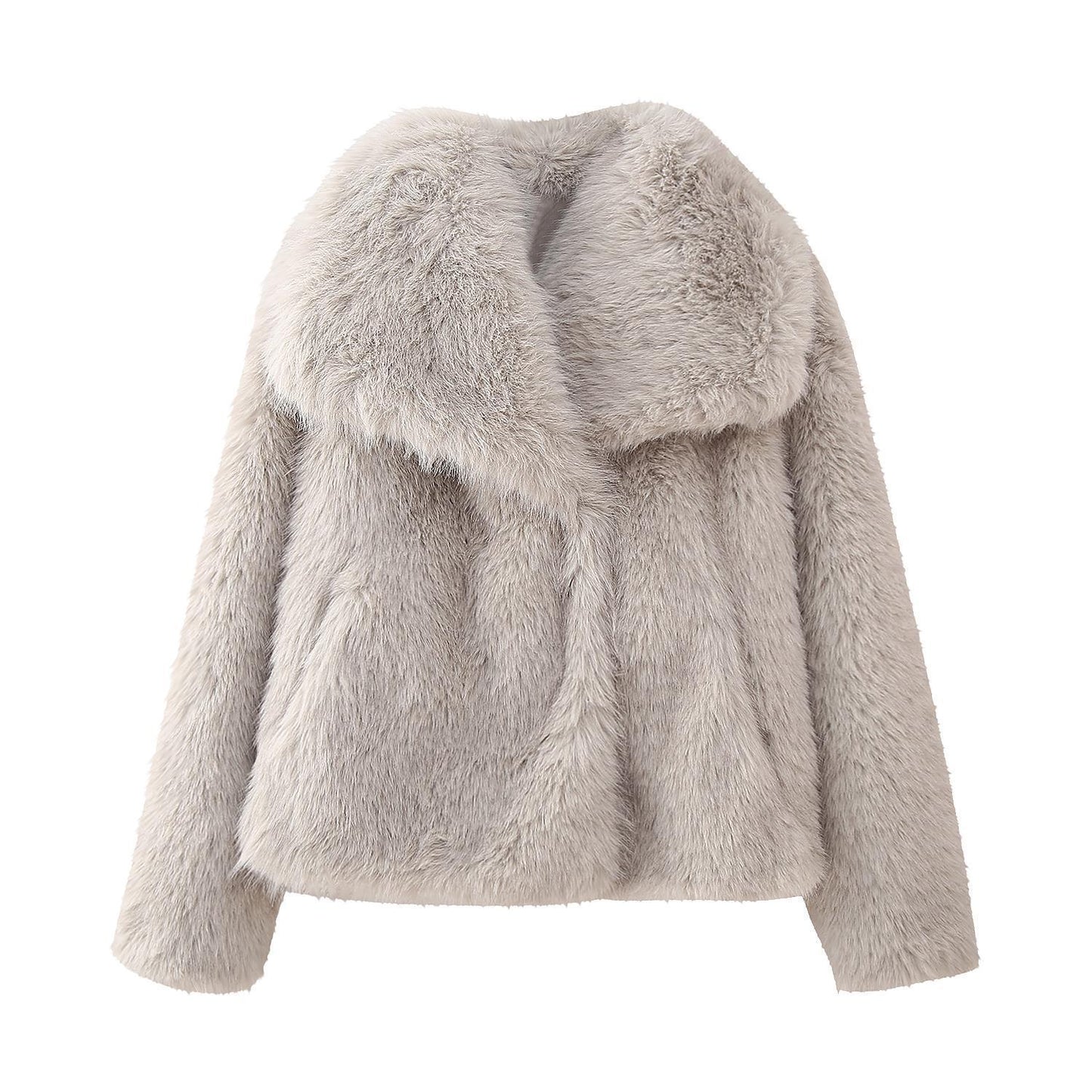 Giacca invernale donna | Design elegante | Aspetto in pelliccia sintetica morbida