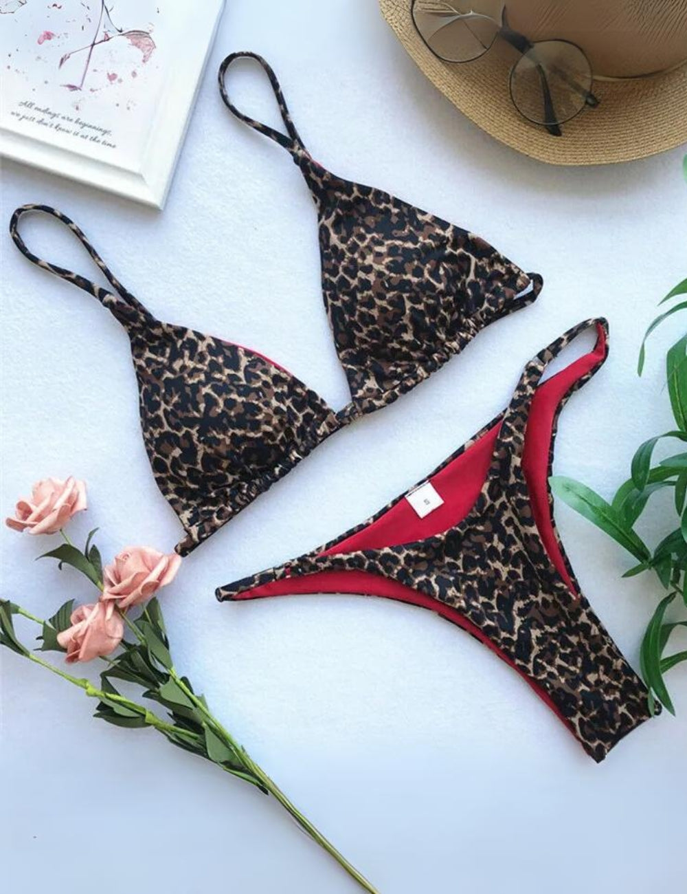 Belle | Set bikini - Stampa leopardata