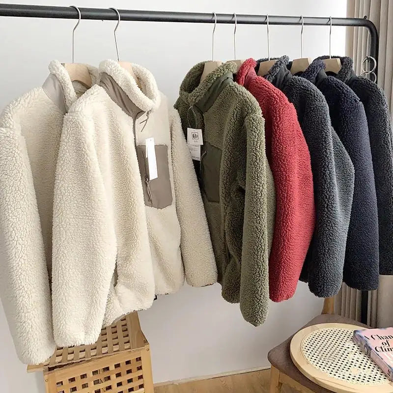 Giacca invernale da donna | Effetto teddy | Morbida e antivento